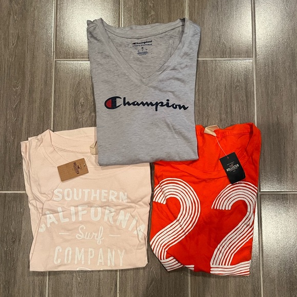 Hollister Tops - Hollister and champion womens 3 pieces set size M